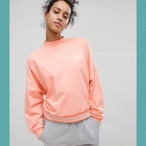 Adidas x Pharrell Williams Orange Mockneck Sweatshirt